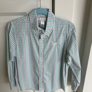 TBBC Boys Dean’s List Dress Shirt-Sir Proper’s Preppy Plaid size 6